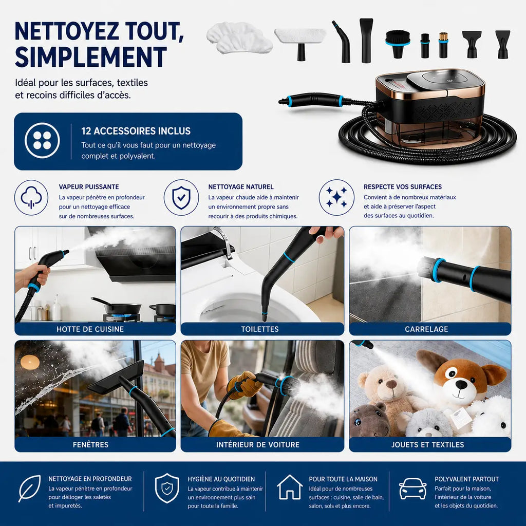 Nettoyeur vapeur canapé