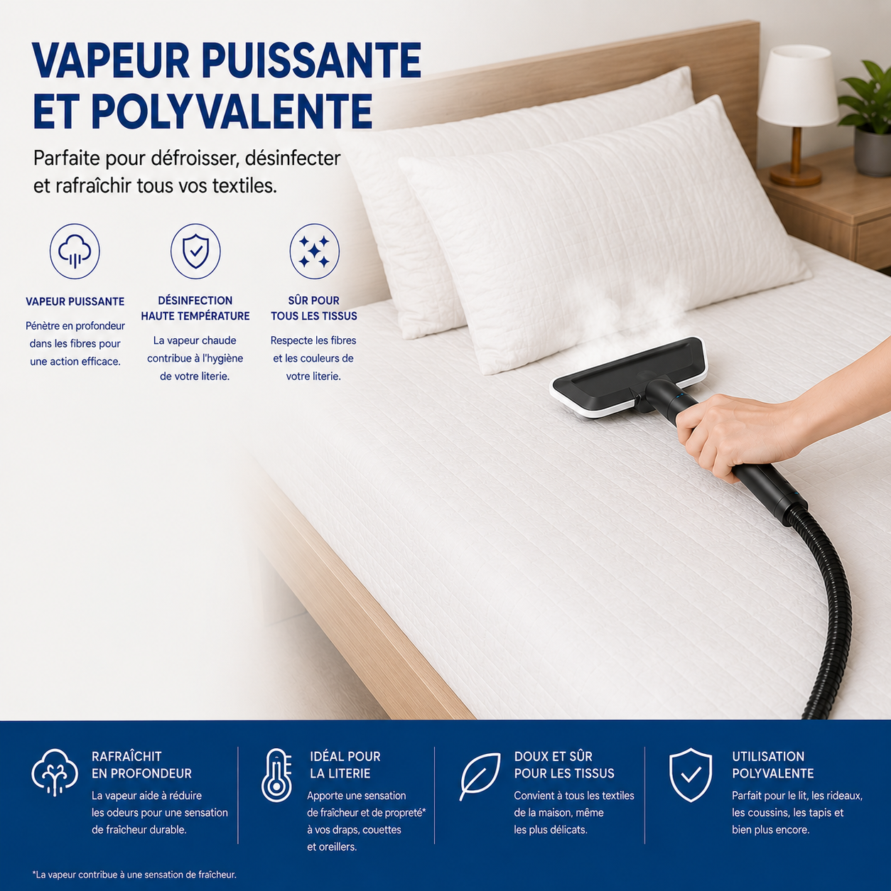 Nettoyeur vapeur canapé