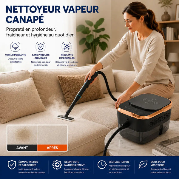 Nettoyeur vapeur canapé