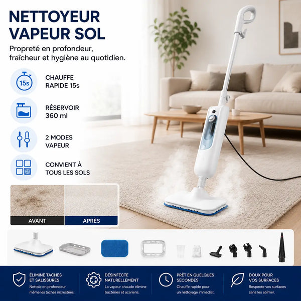 Nettoyeur vapeur sol