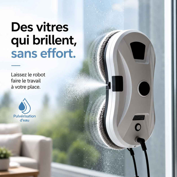 Robot Lave-Vitres Automatique – Nettoyage Sans Traces et Sans Effort