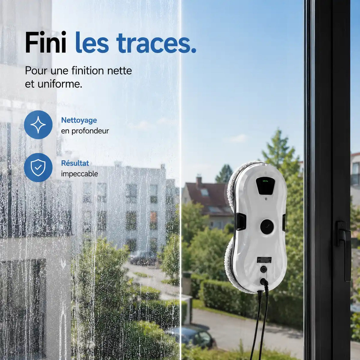Robot Lave-Vitres Automatique – Nettoyage Sans Traces et Sans Effort